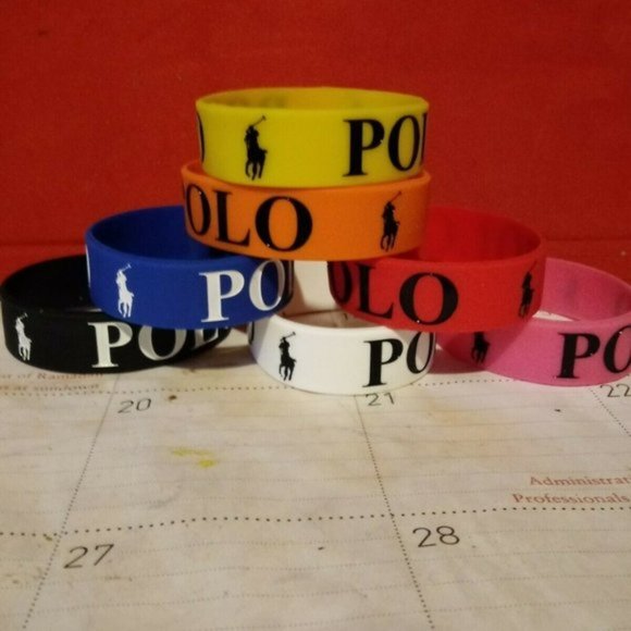 Polo Ralph Lauren Other - POLO Silicone Wristbands Embossed All 7 Colors